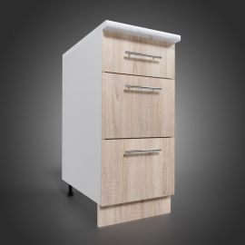 Кухонный шкаф с 3 ящиками H400-6