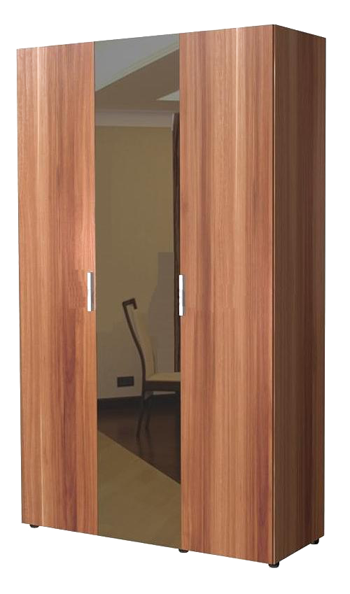 Шкаф 3-х дверный для одежды и белья с зеркалом 6.14.26 — изображение 1