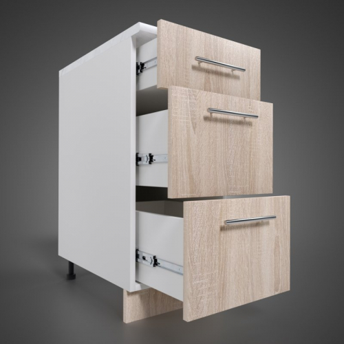 Кухонный шкаф с 3 ящиками H400-6 — изображение 2