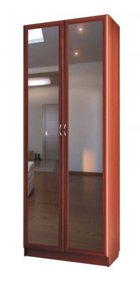 Шкаф Для платья 2-х дверный с зеркалами C 401/1 М