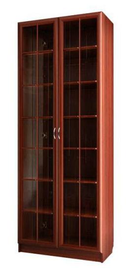 Шкаф для книг со стеклянными дверями С 406/1 M
