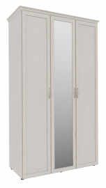 Шкаф трехдверный для одежды и белья с зеркалом 6.14.78